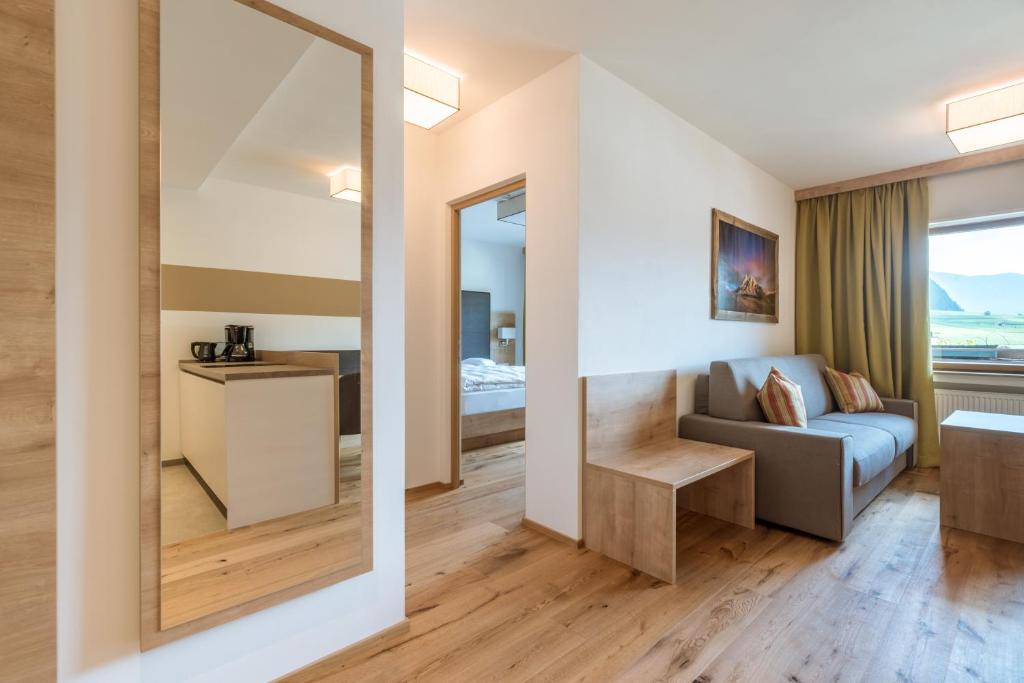 Kuchyň nebo kuchyňský kout v ubytování Aparthotel Panorama