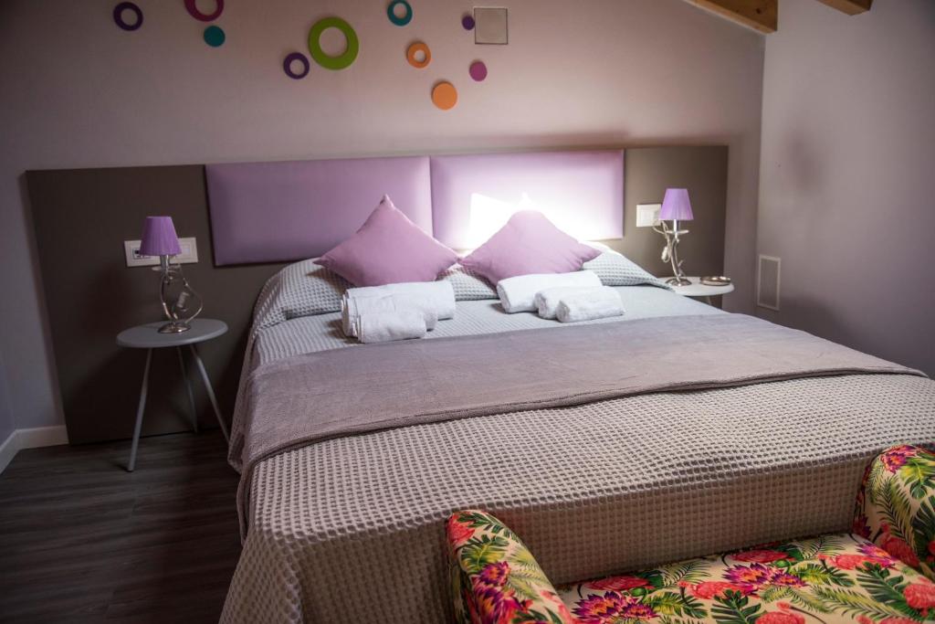 Postel nebo postele na pokoji v ubytování Michela BB & Relais