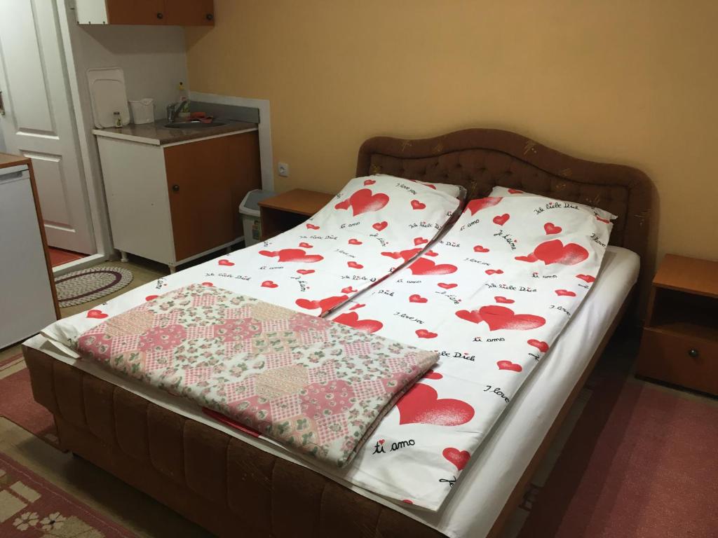 Postel nebo postele na pokoji v ubytování Pansion Velickovic