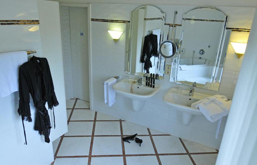 Koupelna v ubytování Hotel Haus Reichert