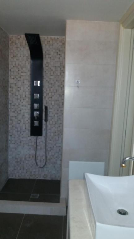 Kúpeľňa v ubytovaní Kritamos Villa & Apartments