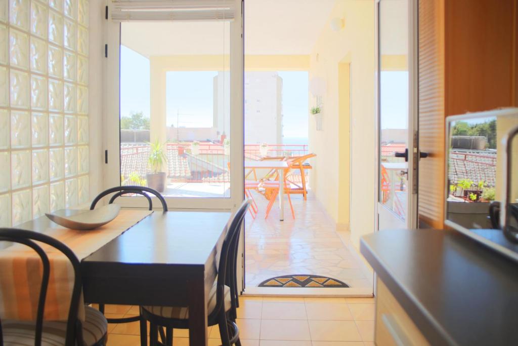 Kuchyň nebo kuchyňský kout v ubytování Guesthouse Marta