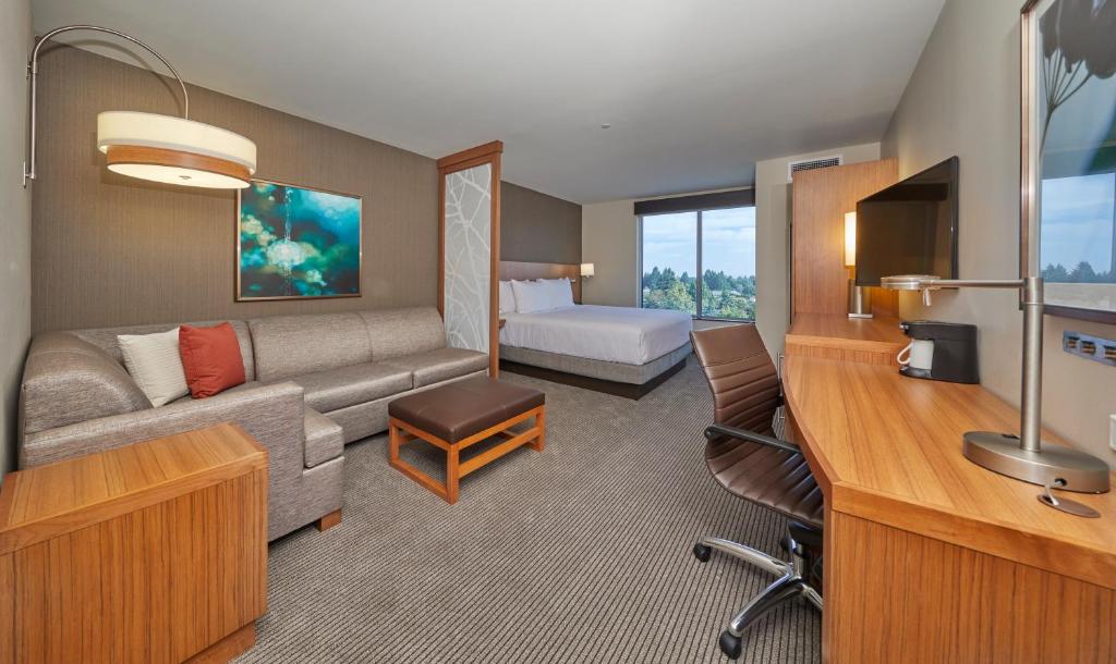 Posezení v ubytování Hyatt Place Eugene/Oakway Center