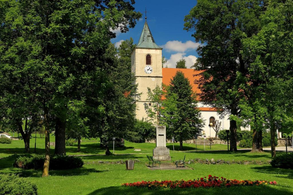 Zahrada ubytování Pension Adam