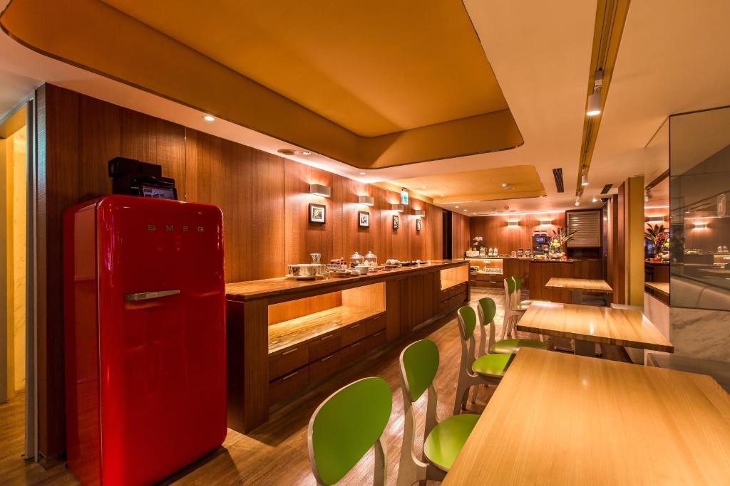 Kuchyň nebo kuchyňský kout v ubytování inhouse Hotel