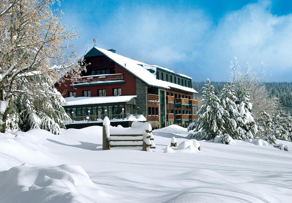 Hotel Jens Weissflog v zimě