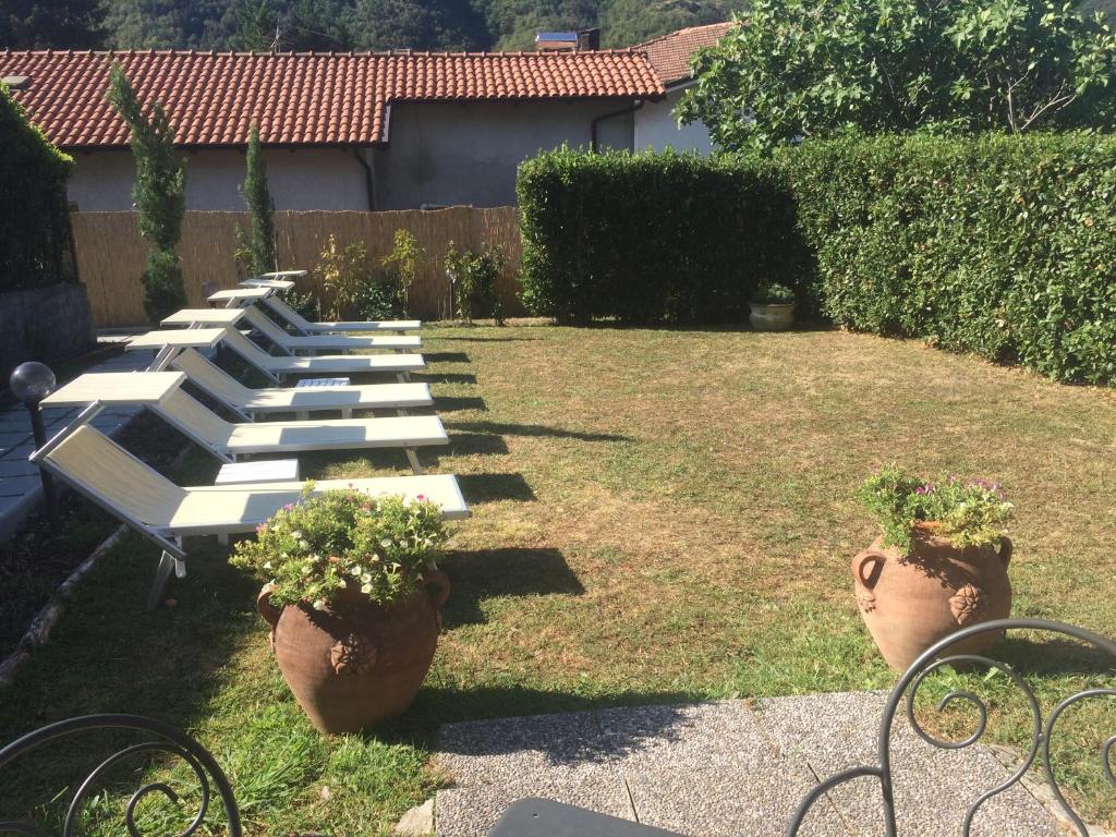 Zahrada ubytování Albergo Miramonti