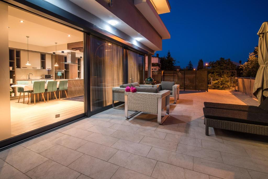 Posezení v ubytování Luxury Apartment Imperia