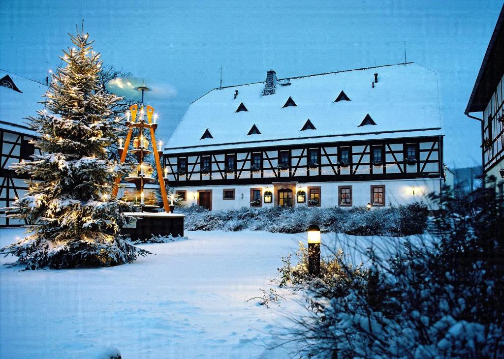 Hotel Folklorehof v zimě