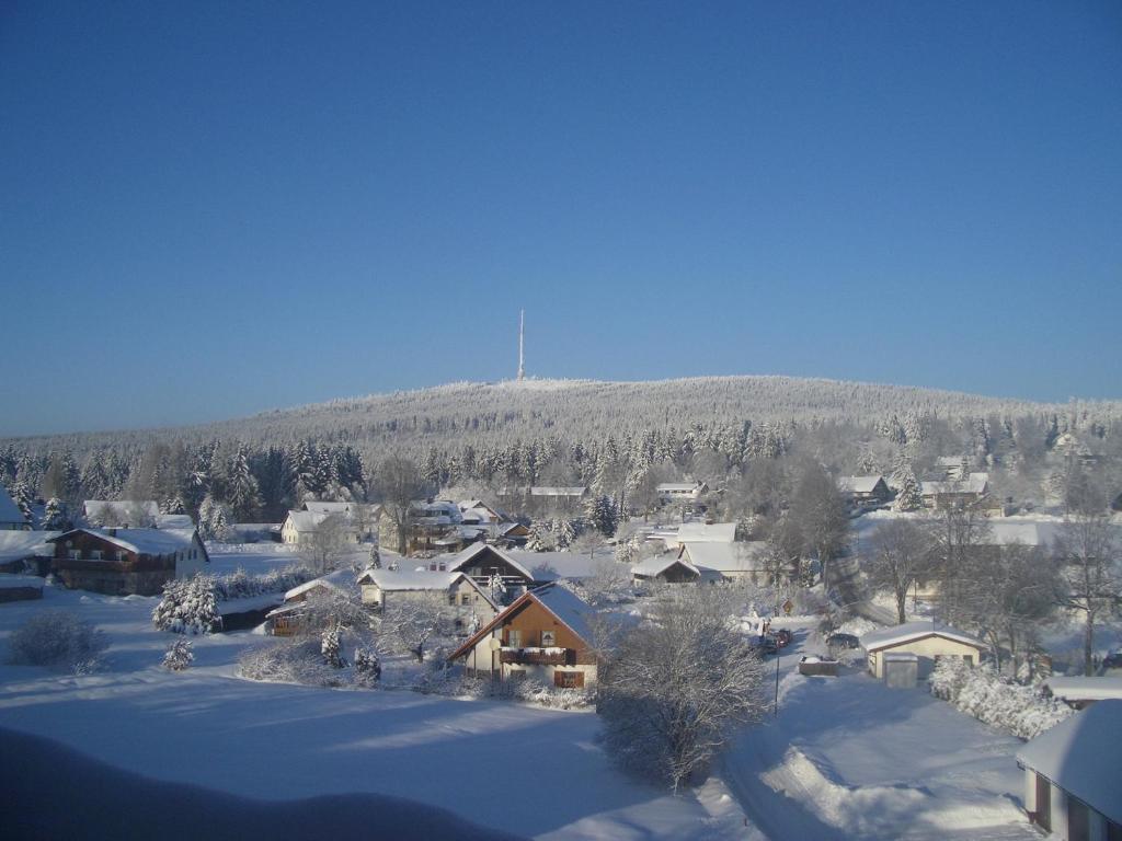 Hotel Bergblick v zimě