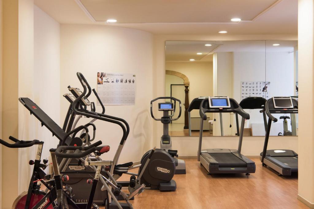 Fitness centrum a/nebo fitness zařízení v ubytování Masseria Il Melograno
