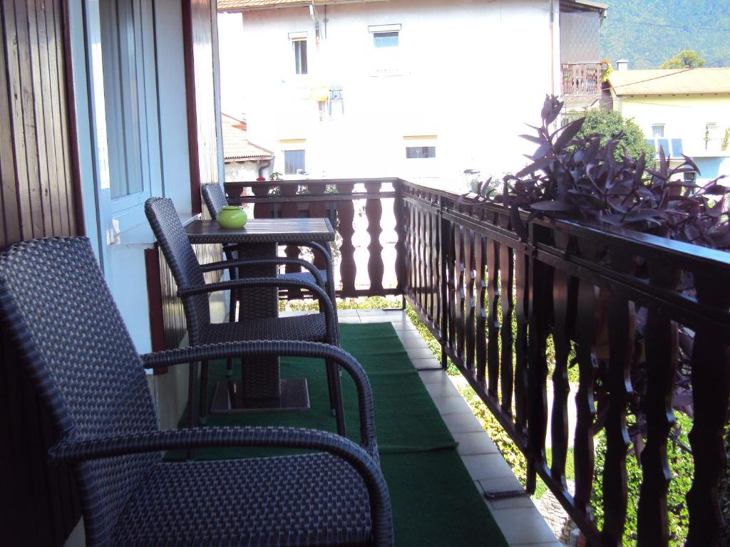 Balkón nebo terasa v ubytování Apartment Maruška