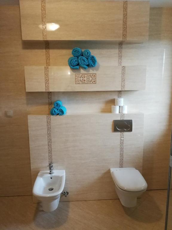 Kúpeľňa v ubytovaní Apartamenty w Gorach Stolowych