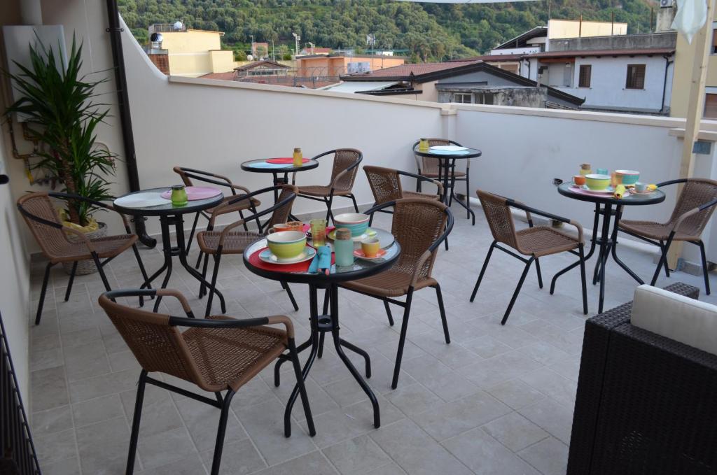 Balkón nebo terasa v ubytování B&B Domus Palmi