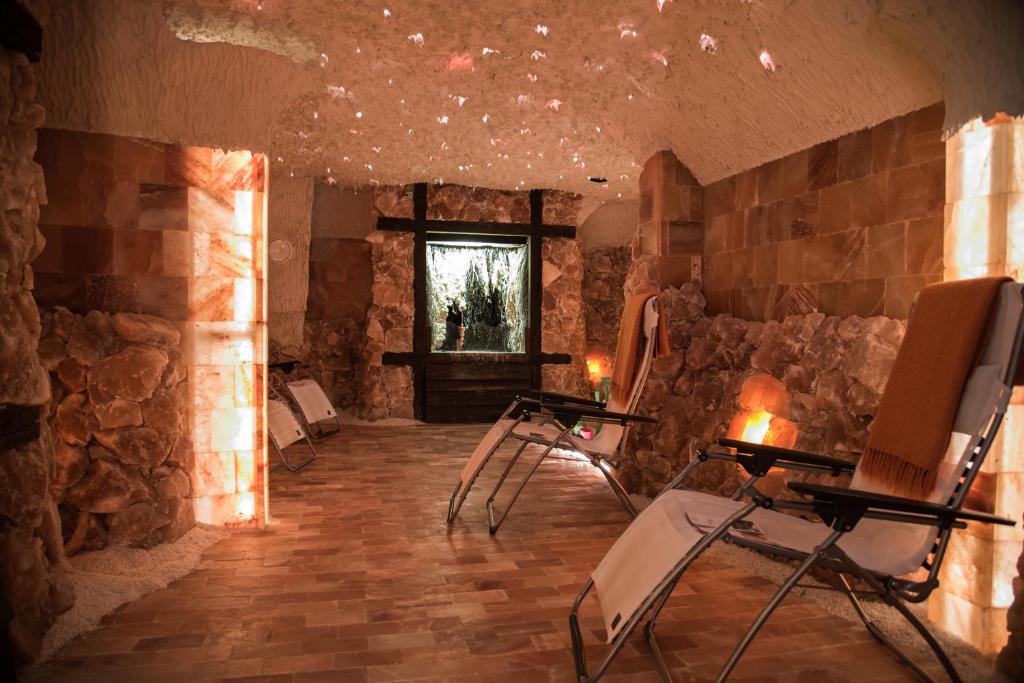 Posezení v ubytování Resort Monviso