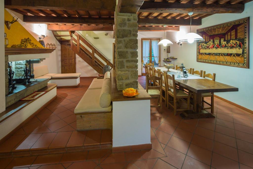 Kuchyňa alebo kuchynka v ubytovaní Il Castello di Rigutinelli