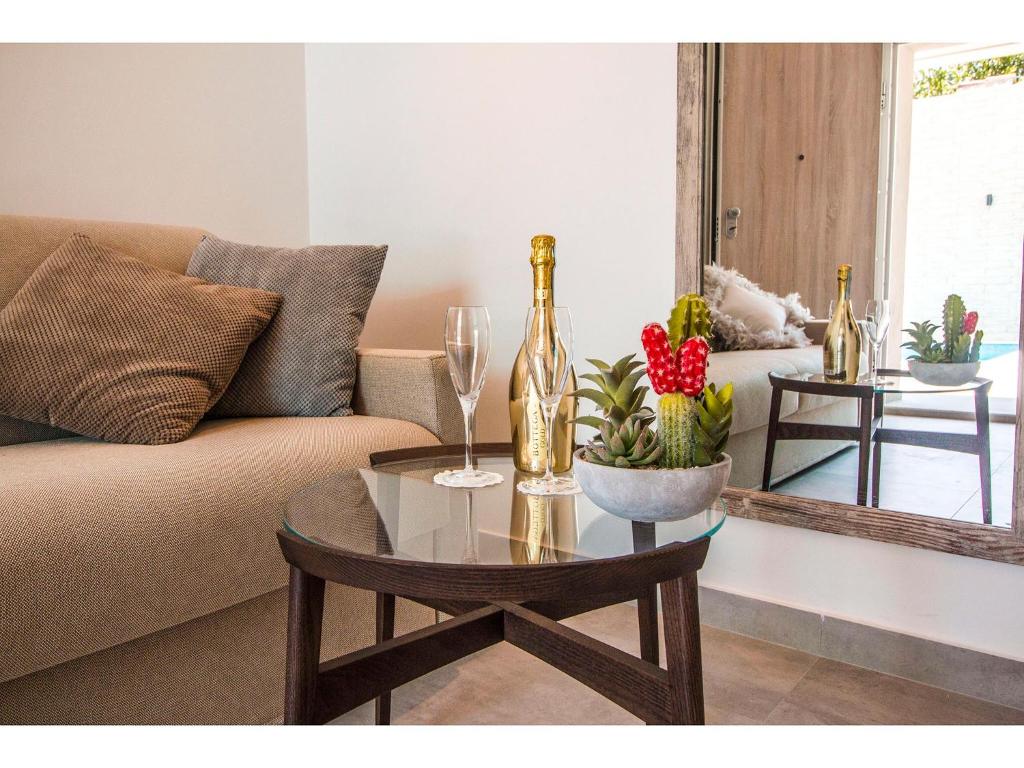 Posedenie v ubytovaní Luxury Rooms Pino