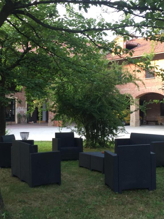 Vonkajšia záhrada v ubytovaní Marchesi Incisa Winery Lodge