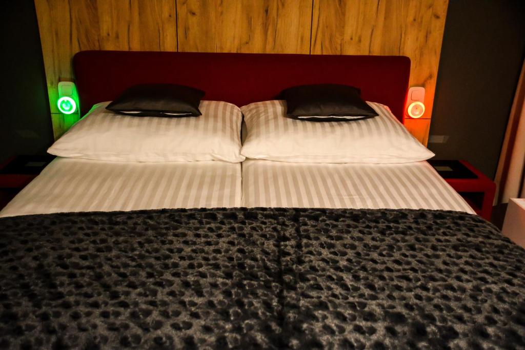 Posteľ alebo postele v izbe v ubytovaní Apartament 34 Gdynia KLIMATYZOWANY