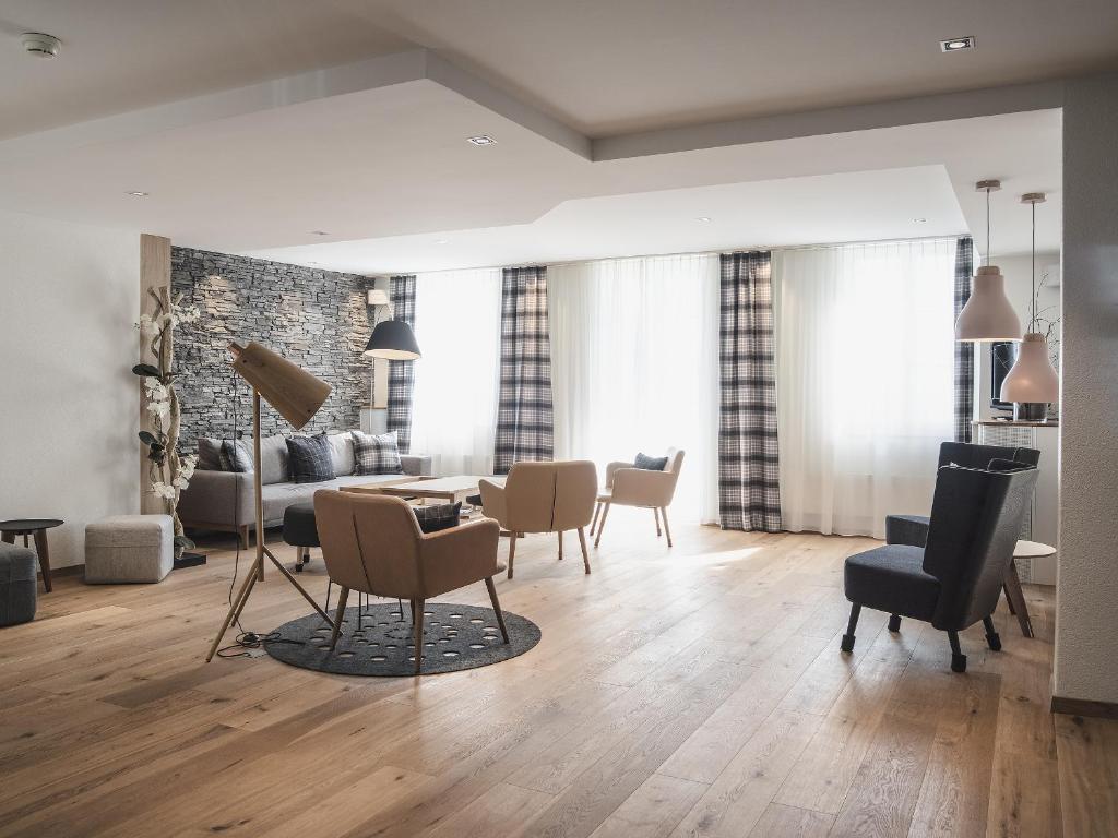 Posezení v ubytování Boutique Hotel Moosegg