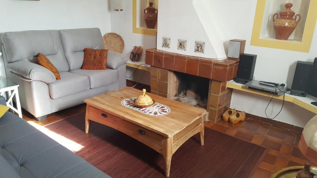 Posezení v ubytování Casa San Nicolas