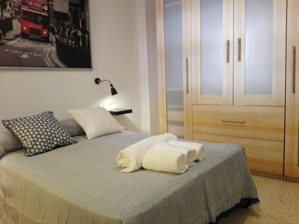 Postel nebo postele na pokoji v ubytování Duplex En Corral De Vecinos San Bernardo