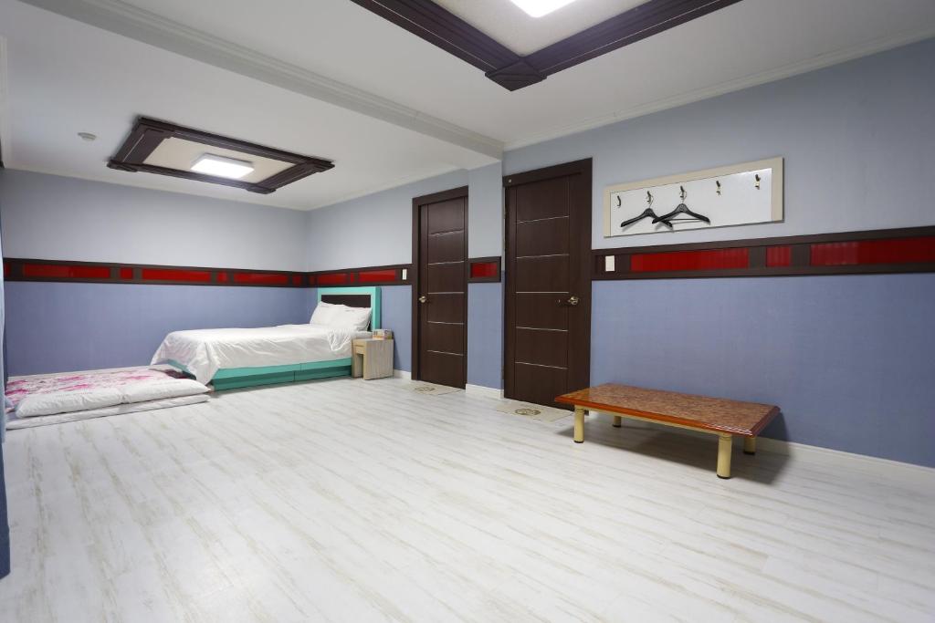 Postel nebo postele na pokoji v ubytování Paradaise Motel