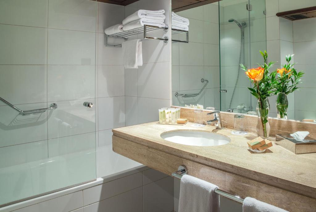 Koupelna v ubytování Hotel Plaza San Francisco
