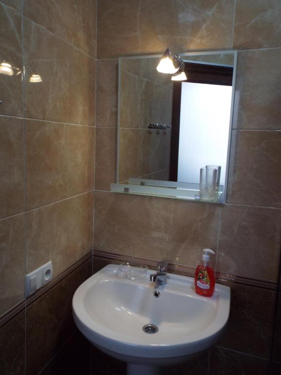Koupelna v ubytování Guesthouse Fatima