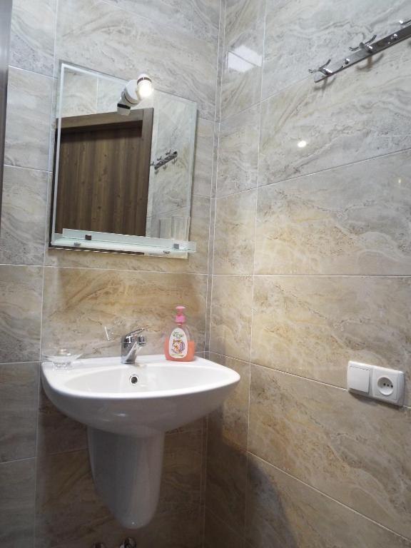 Koupelna v ubytování Guesthouse Fatima