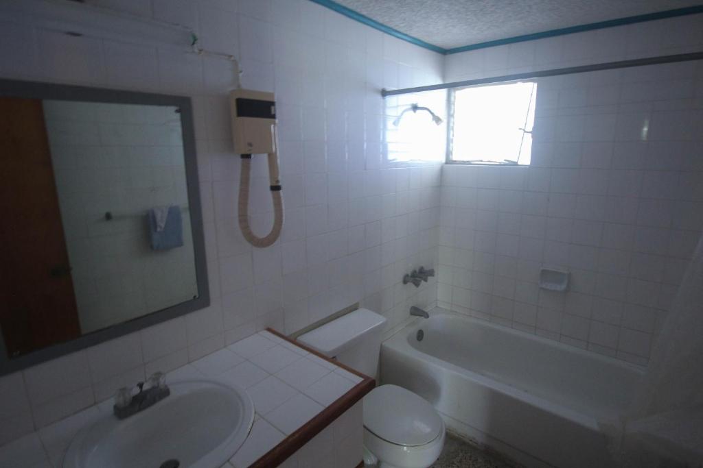 Koupelna v ubytování Sahara Hostel