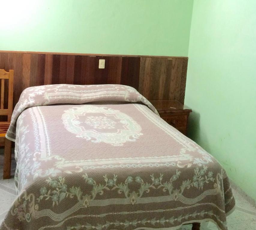 Postel nebo postele na pokoji v ubytování Hotel Cosoleacaque Centro