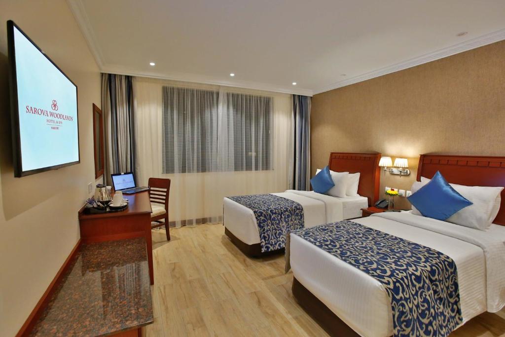 TV a/nebo společenská místnost v ubytování Sarova Woodlands Hotel and Spa