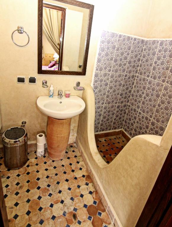Koupelna v ubytování Riad Atlas Toubkal