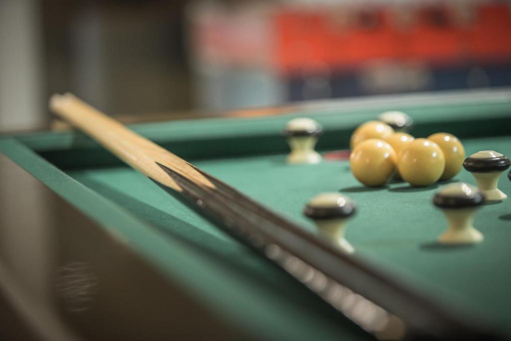 Biliár nebo kulečník v ubytování Hotel Garni Andrianerhof