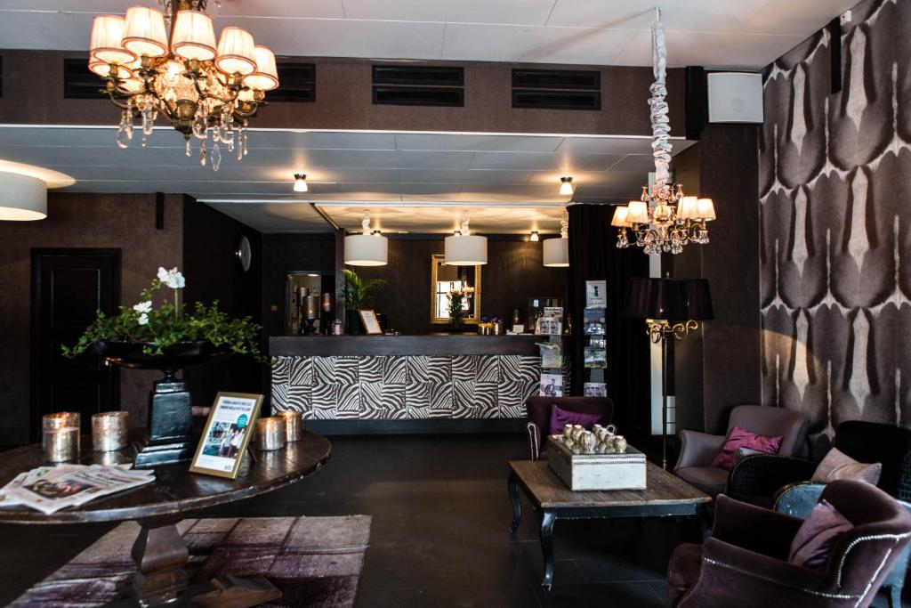 Posezení v ubytování Stadshotellet Lidköping