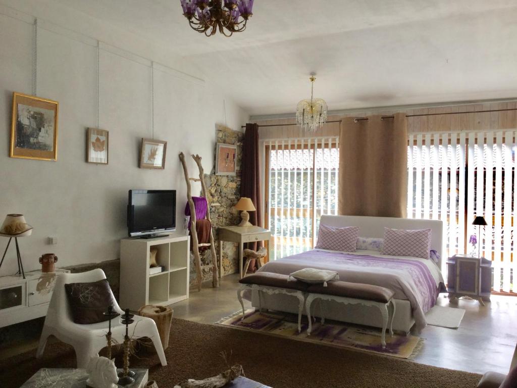 Postel nebo postele na pokoji v ubytování Loft Atypique