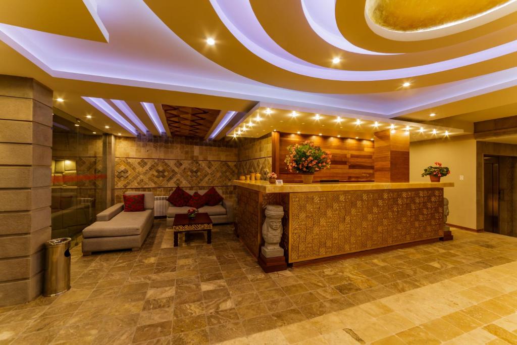 Zona de estar de Yawar Inka Hotel