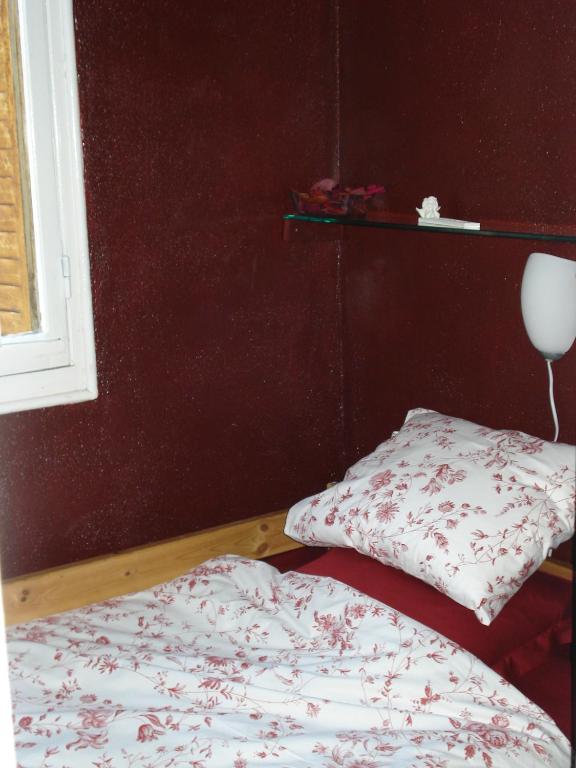Postel nebo postele na pokoji v ubytování Chambres d'hôtes Notre Paradis