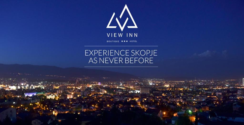 a view inn experience style as never before logo at View Inn Boutique Hotel in Skopje