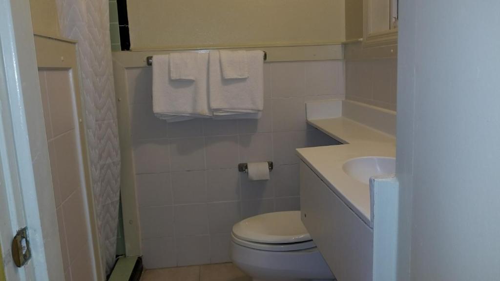 Koupelna v ubytování Luxury Inn