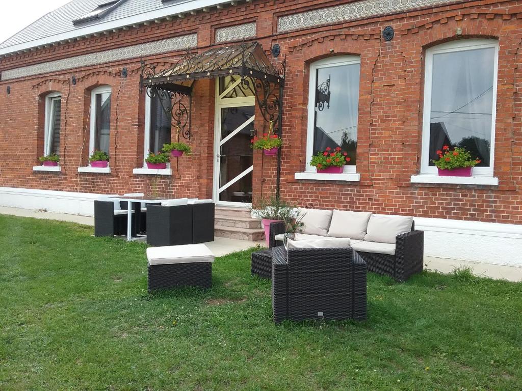 Zahrada ubytování Chambre d'hôtes "COQUELICOT"
