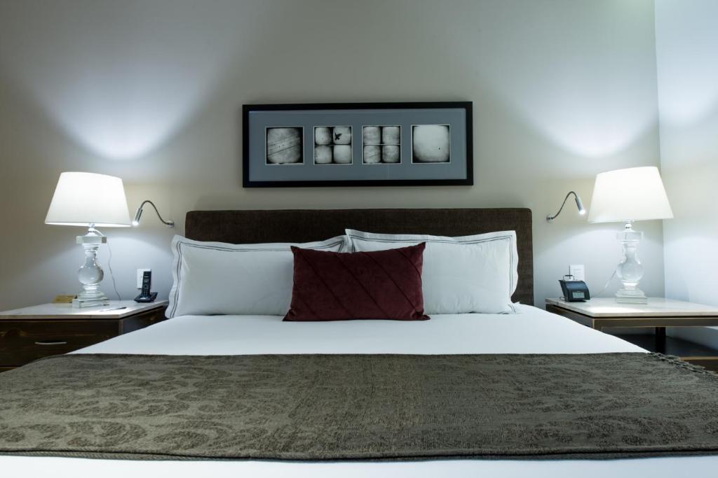 Postel nebo postele na pokoji v ubytování Square Small Luxury Hotel - Providencia