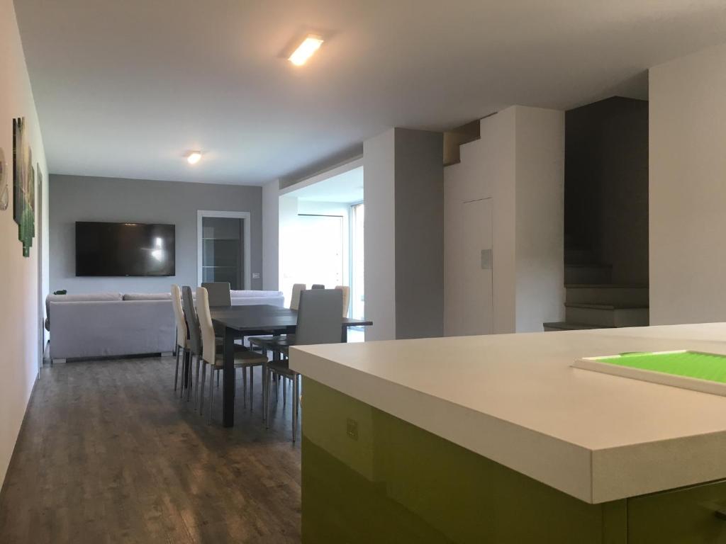 Kuchyň nebo kuchyňský kout v ubytování B&B ARCOBALENO