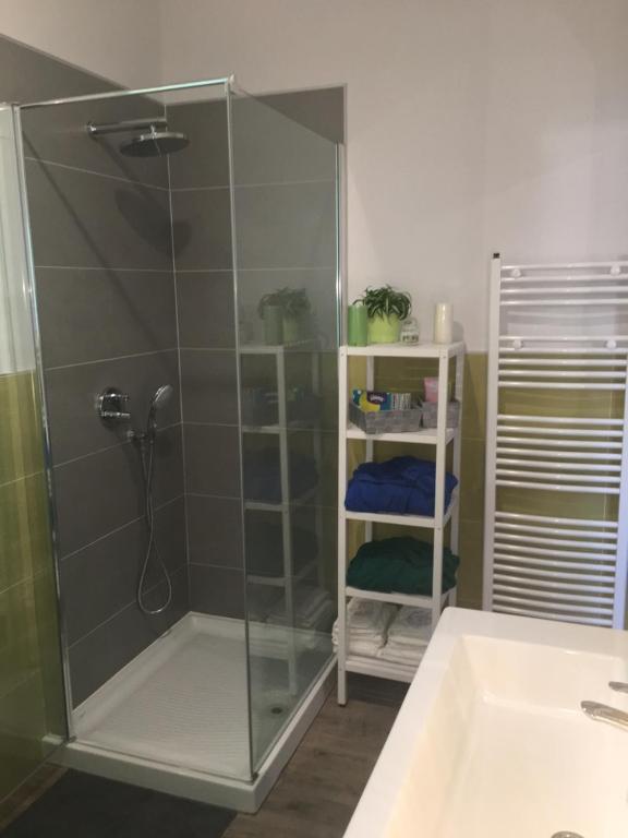 Koupelna v ubytování B&B ARCOBALENO