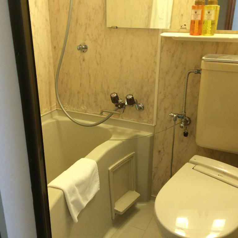 Koupelna v ubytování FLEXSTAY INN Ekoda