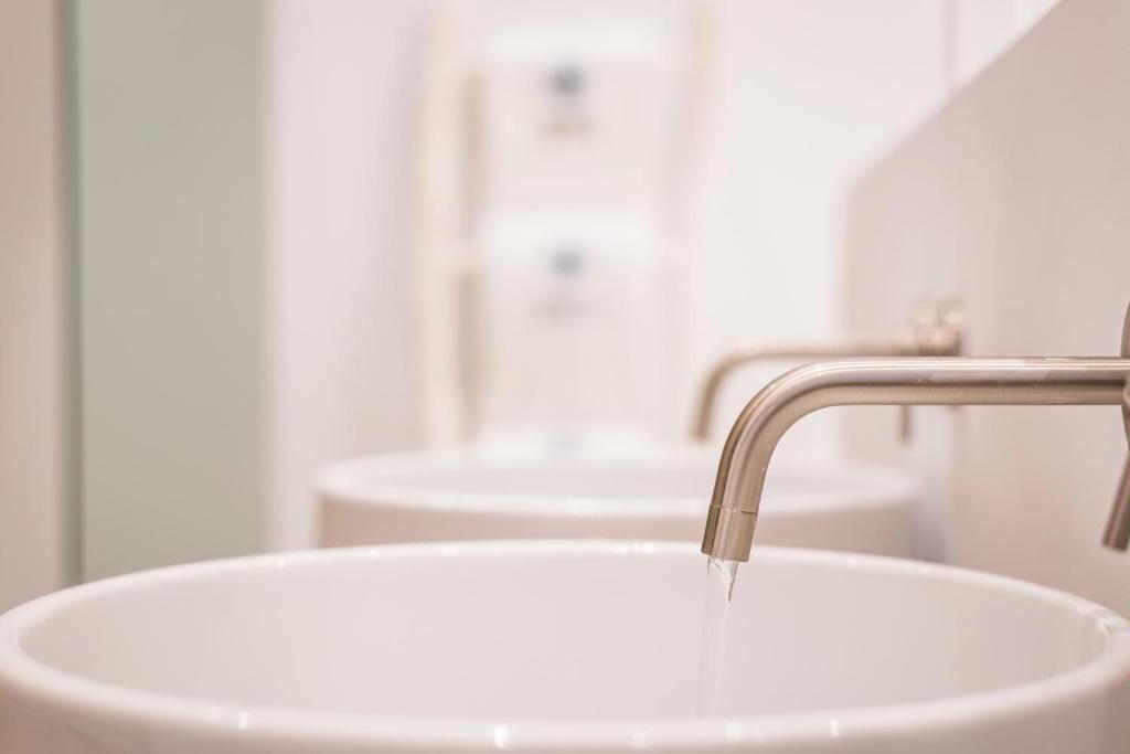 A bathroom at Madonna del Mare