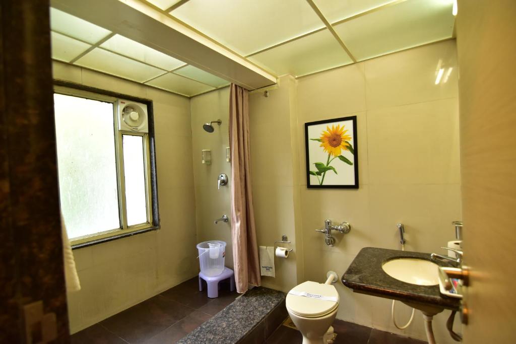 Koupelna v ubytování MY Bizz Hotel Sapna