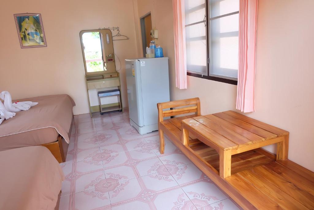 Kuchyň nebo kuchyňský kout v ubytování Chokdee Resort