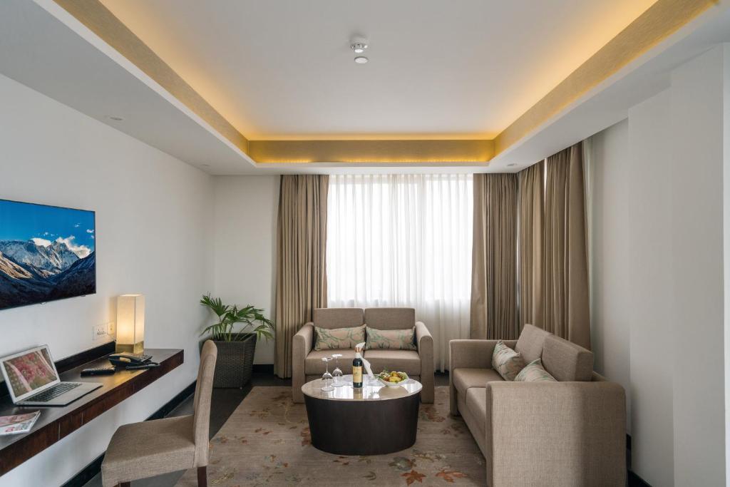 Posezení v ubytování Hotel Mulberry